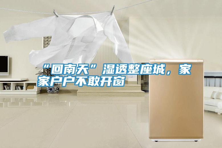 “回南天”湿透整座城，家家户户不敢开窗