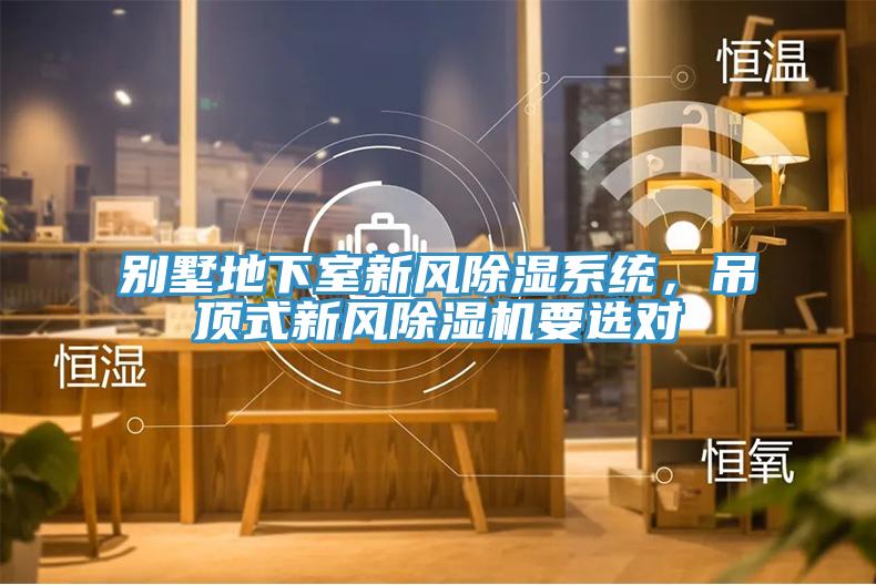 别墅地下室新风除湿系统，吊顶式新风泡芙短视频APP官方下载地址要选对