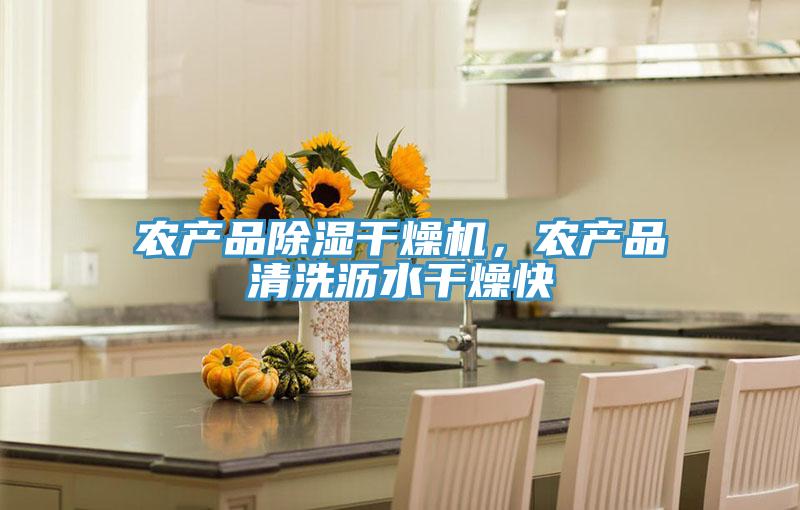 农产品除湿干燥机，农产品清洗沥水干燥快