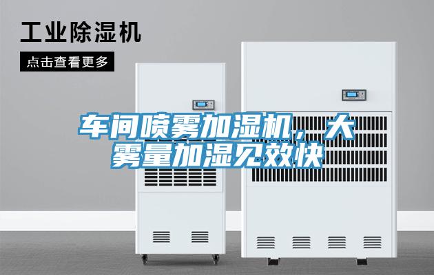 车间喷雾加湿机，大雾量加湿见效快