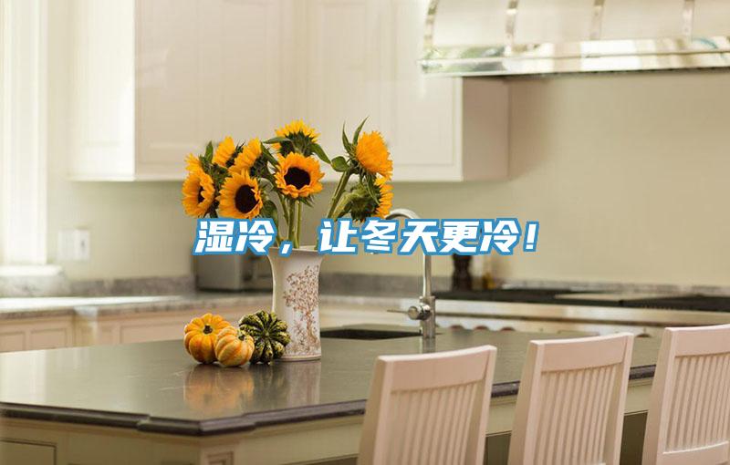 湿冷，让冬天更冷！