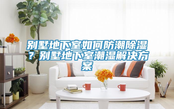 别墅地下室如何防潮除湿？别墅地下室潮湿解决方案