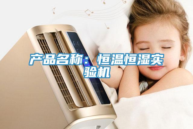 产品名称：恒温恒湿实验机