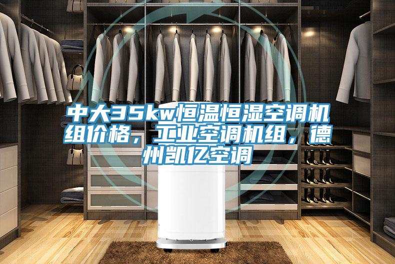 中大35kw恒温恒湿空调机组价格，工业空调机组，德州凯亿空调