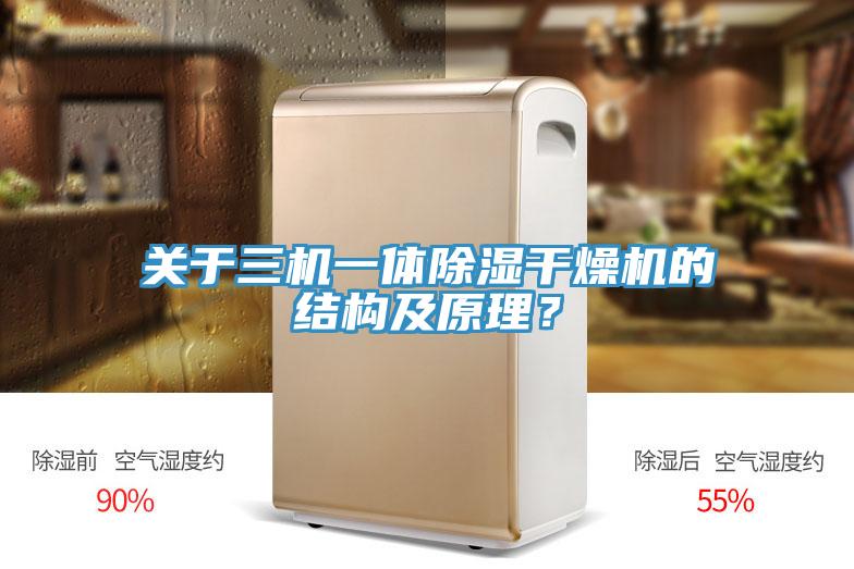 关于三机一体除湿干燥机的结构及原理？