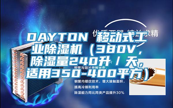 DAYTON 移动式工业泡芙短视频APP官方下载地址（380V，除湿量240升／天，适用350-400平方）