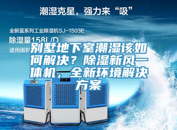 别墅地下室潮湿该如何解决？除湿新风一体机，全新环境解决方案