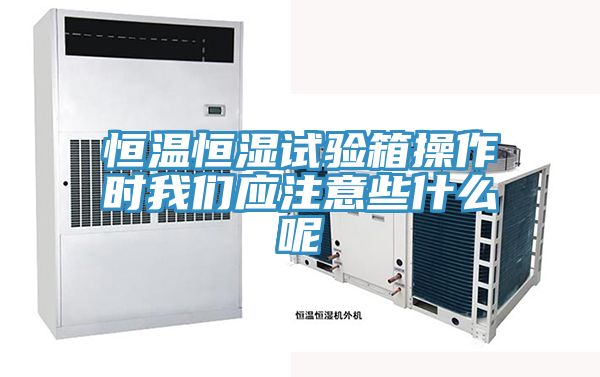 恒温恒湿试验箱操作时泡芙短视频APP安装应注意些什么呢