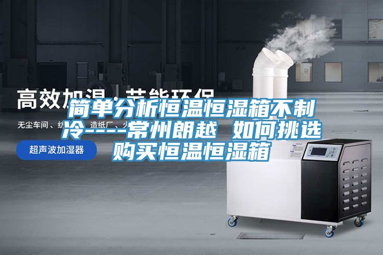 简单分析恒温恒湿箱不制冷----常州朗越 如何挑选购买恒温恒湿箱
